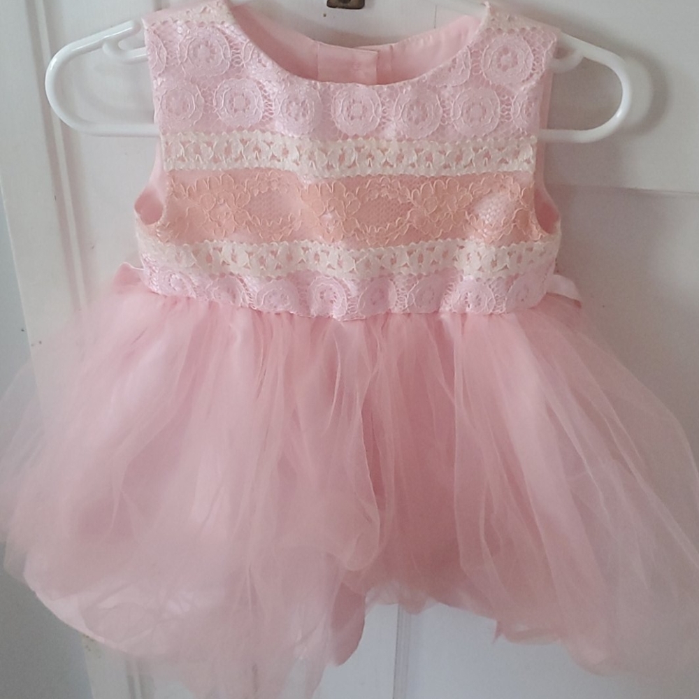 Pink toddler girl dress